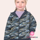 Softshell potisk abstrakce na indigově modré