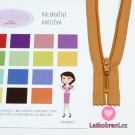 Zip spirálový nedělitelný hořčicový 15 cm