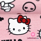 Úplet potisk Hello Kitty na růžové