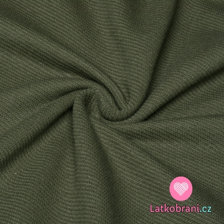 Pletenina, svetrovina khaki 