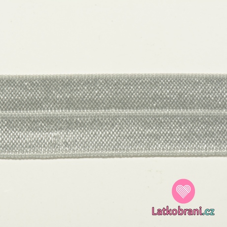 Pruženka lemovací 20mm Šedá