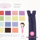 Zip spirálový dělitelný tmavší fialový 60cm