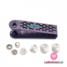 Knoflík stiskací JERSEY PRYM 12mm "Knoflík" Bílá