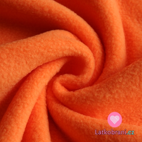 Polar fleece oranžový antipilling
