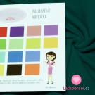 Teplákovina počesaná lahvově zelená