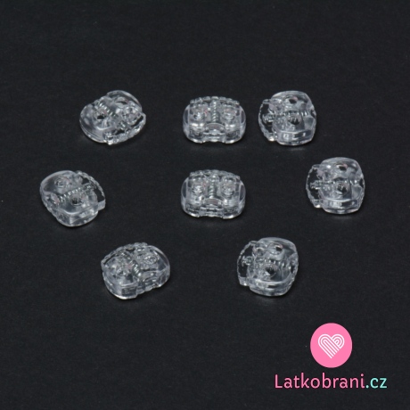 Brzdy 15x15mm Transparent