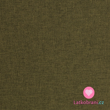 Softshell zelený khaki melír s fleecem 