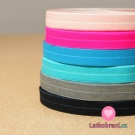 Šikmý proužek / lemovací pruženka neon růžová 19mm