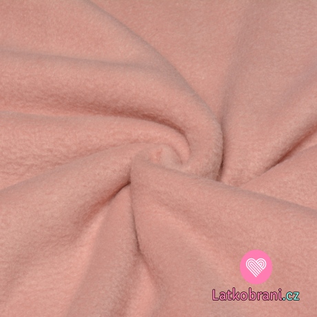 Polar fleece antipilling starorůžová světlejší
