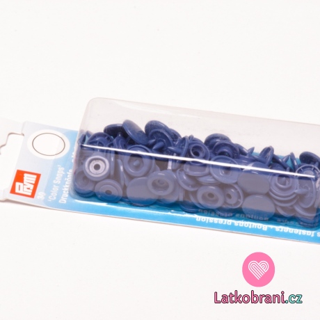 Plastové patentky Prym Color snaps Modrofialová