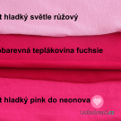 Jednobarevná teplákovina fuchsie 290g