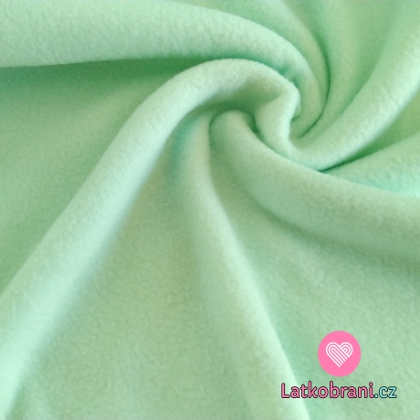 Polar fleece mint antipilling