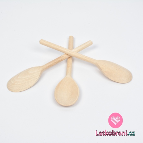 Dřevěná vařečka oválná 25 cm