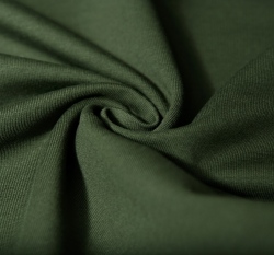Jednobarevná teplákovina khaki tmavá 290g