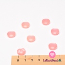 Knoflík oblý, lesklý růžový světlejší