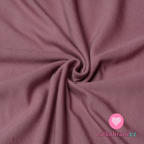 Modalová teplákovina mauve