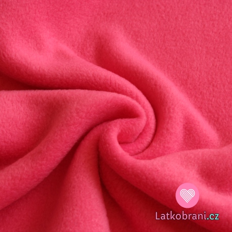 Polar fleece růžová sytější antipilling