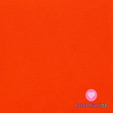 Náplet hladký oranžový
