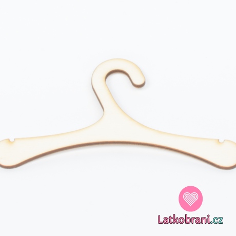 Ramínko na oblečky pro panenky, plné - 18 cm