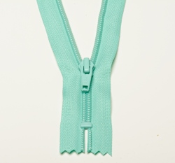 Zip spirálový nedělitelný mintový 18 cm