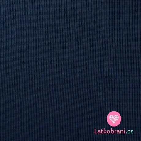 Pletenina, svetrovina modrá denim 