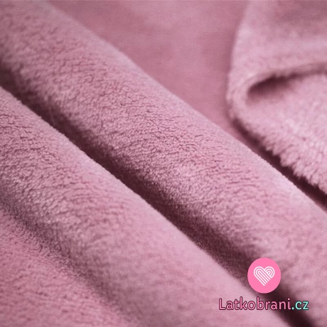 Coral fleece fialový lila