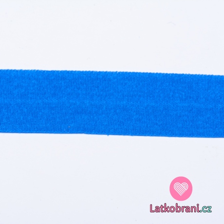 Pruženka lemovací jemná MAT 20mm Modrá