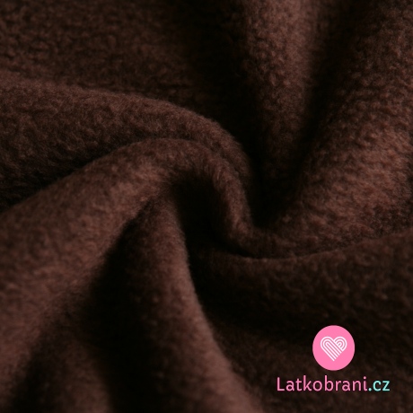 Polar fleece hnědý antipilling