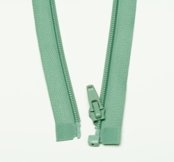 Zip spirálový dělitelný starozelený 35cm