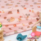 Úplet potisk myška kuchařka na baby růžové 