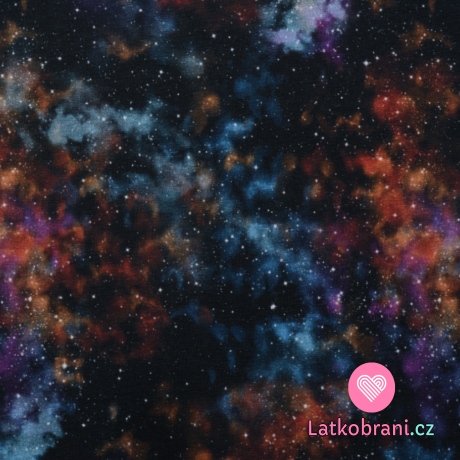 Úplet galaxie na černé 
