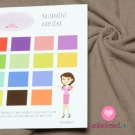 Bambusová dvojitá gázovina/mušelín hnědá