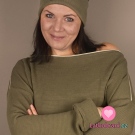Vaflový úplet fialový lila, silnější