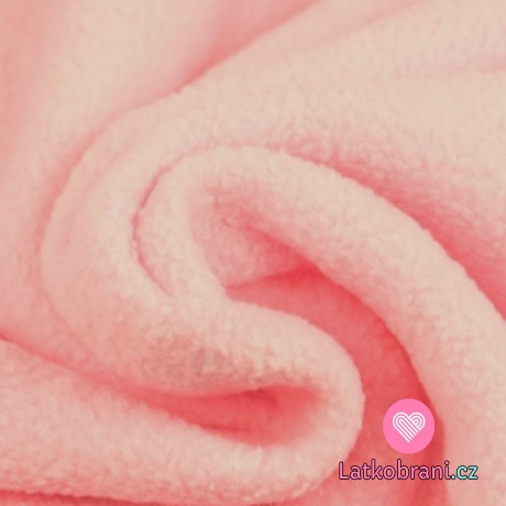 Polar fleece růžový antipilling