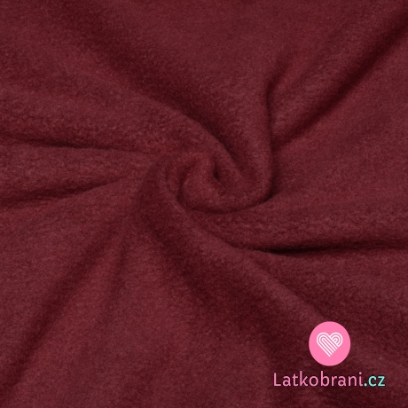 Polar fleece bordo antipilling