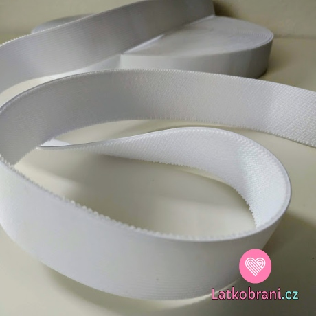 Pruženka bílá 40 mm oděvní