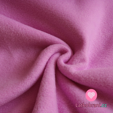 Polar fleece fialová lila antipilling