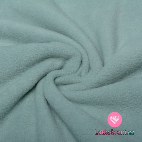 Polar fleece antipiling starozelená