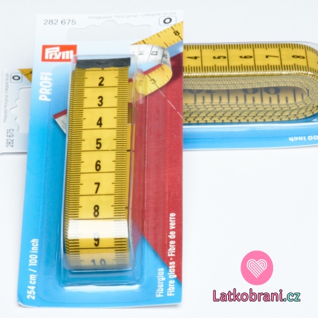 Metr krejčovský PROFI 254 cm