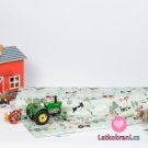 Úplet potisk život na farmě na mintové 
