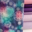 Mandala na fialové