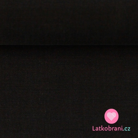 Tencel jednobarevný antracitový tmavý 