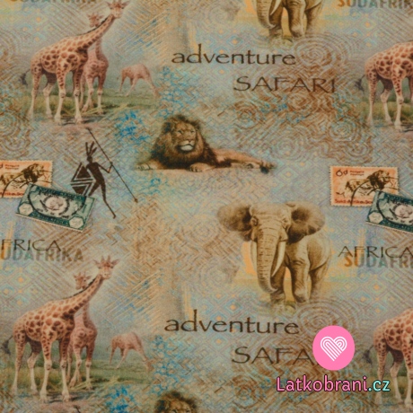 Látkový balíček - safari