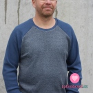 Efektní oboustranná pletenina starorůžová 