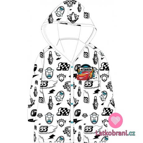 Pláštěnka dětská Blesk McQueen, průhledná, vel. 98-104