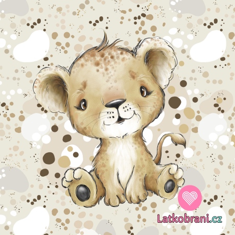 Panel rozkošný lvíček 40x50 cm