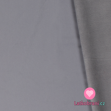 Softshell šedý s fleecem