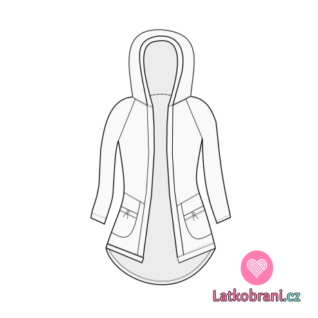 Střih cardigan Sandy vel. S-XXL