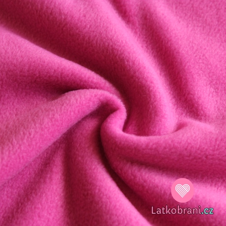 Polar fleece růžová malina antipilling