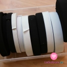 Pruženka 20 mm bílá